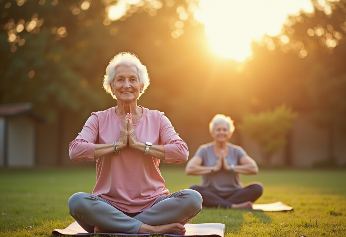 Йога практика на природі